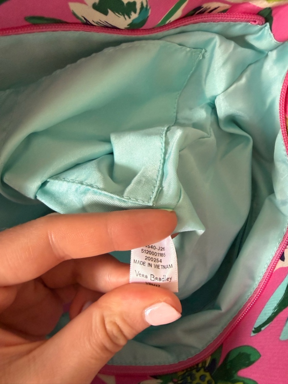Y2K Vintage Vera Bradley Tropical Paradise Glenna Shoulder Bag Limited Release! - Picture 9 of 11